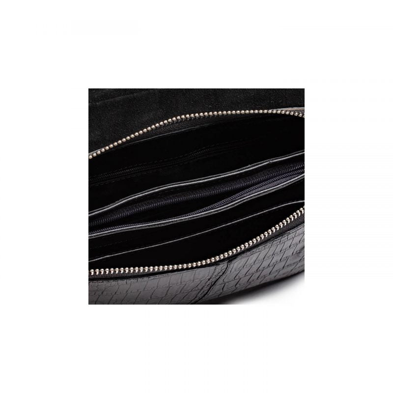 Black exotic bag