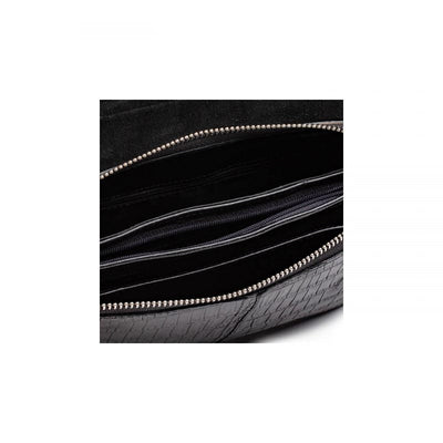 Black exotic bag