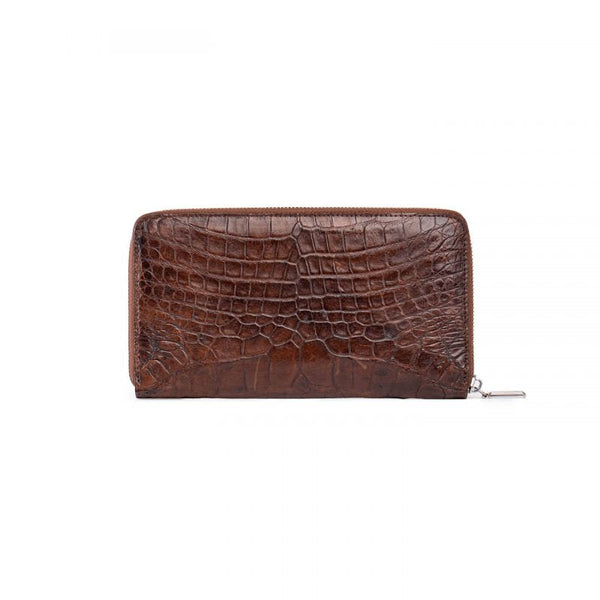 Crocodile leather wallet