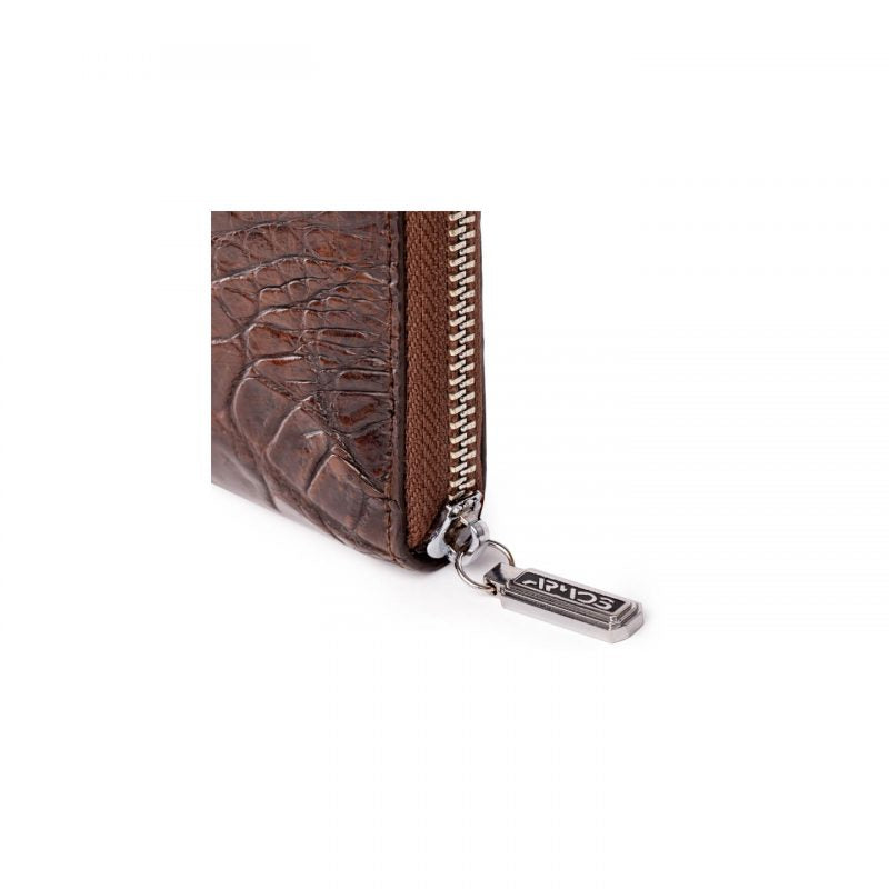 Crocodile leather wallet